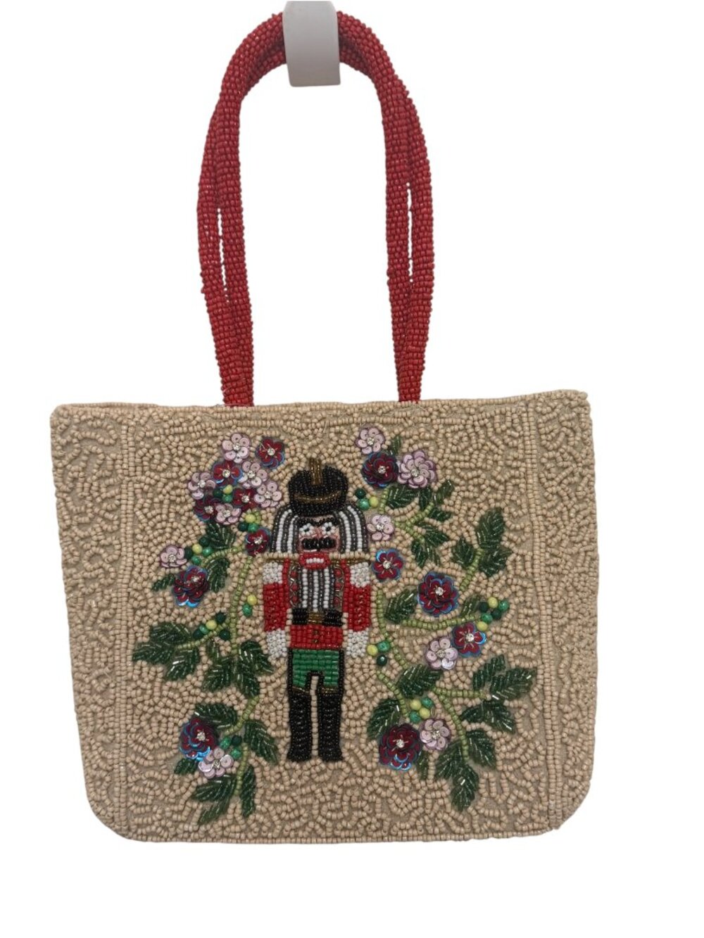 Nutcracker Christmas Beaded Bag Mini Tote New Release Tik Tok Viral New